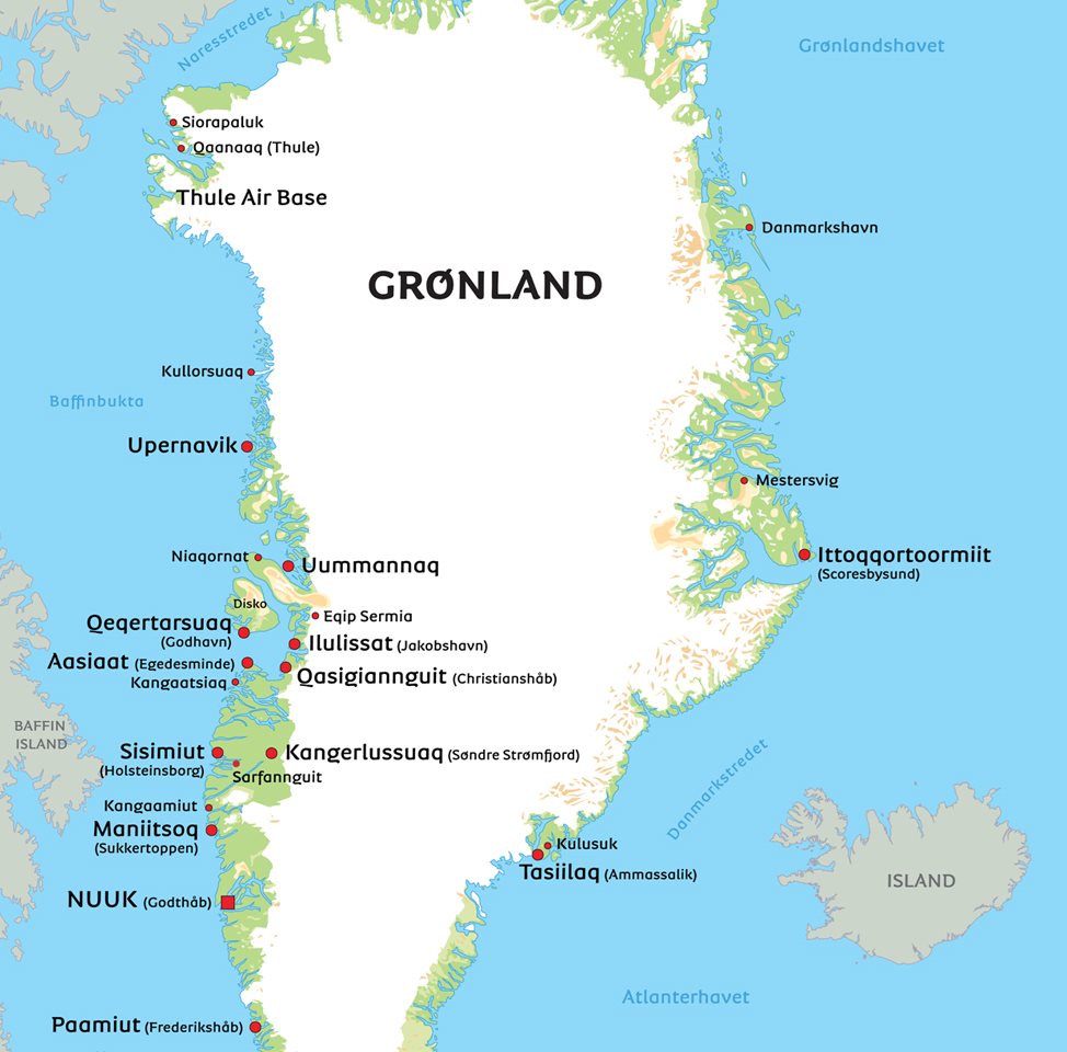 grønland kart Gronnland We Make Greenland Accessible 2019 11 24 grønland kart